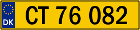 Truck License Plate